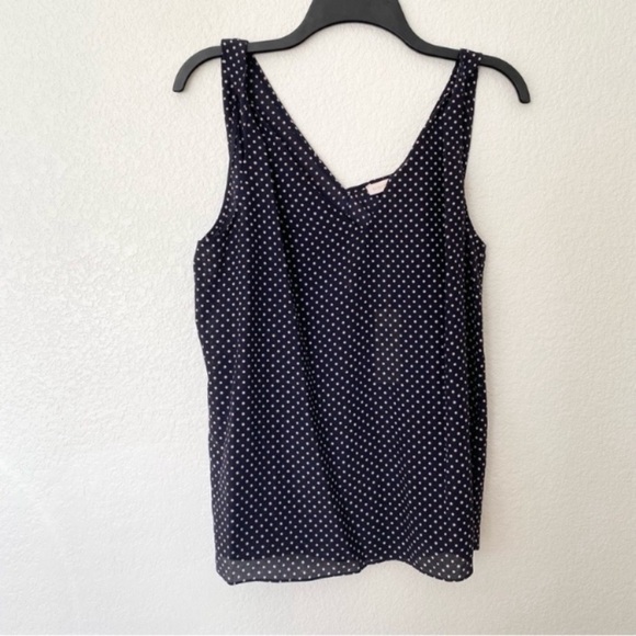 Rebecca Taylor Silk Polka Dot Blouse